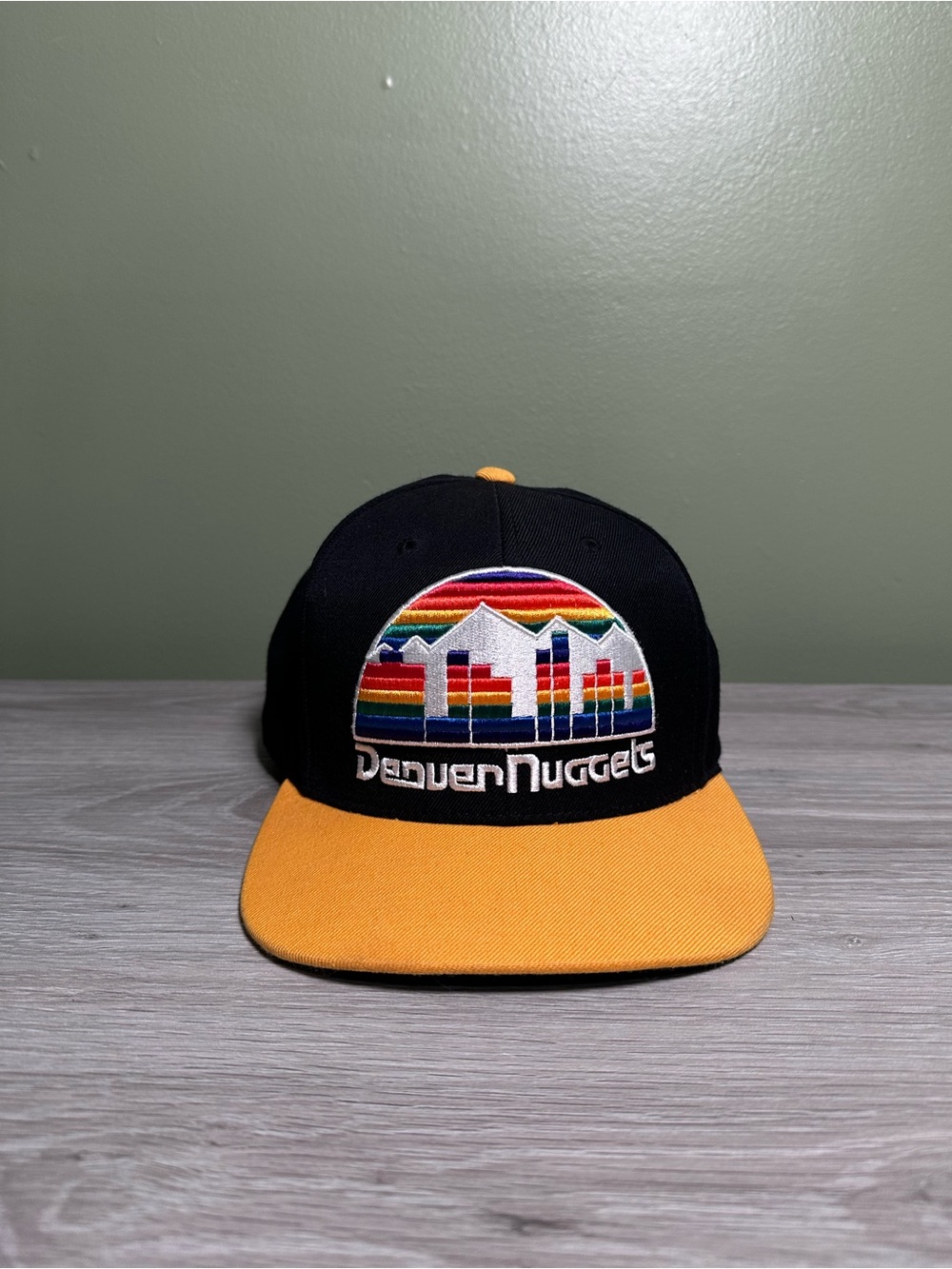Mitchell & Ness Denver Nuggets Snapback Baseball Cap Hat NBA Hardwood Classics